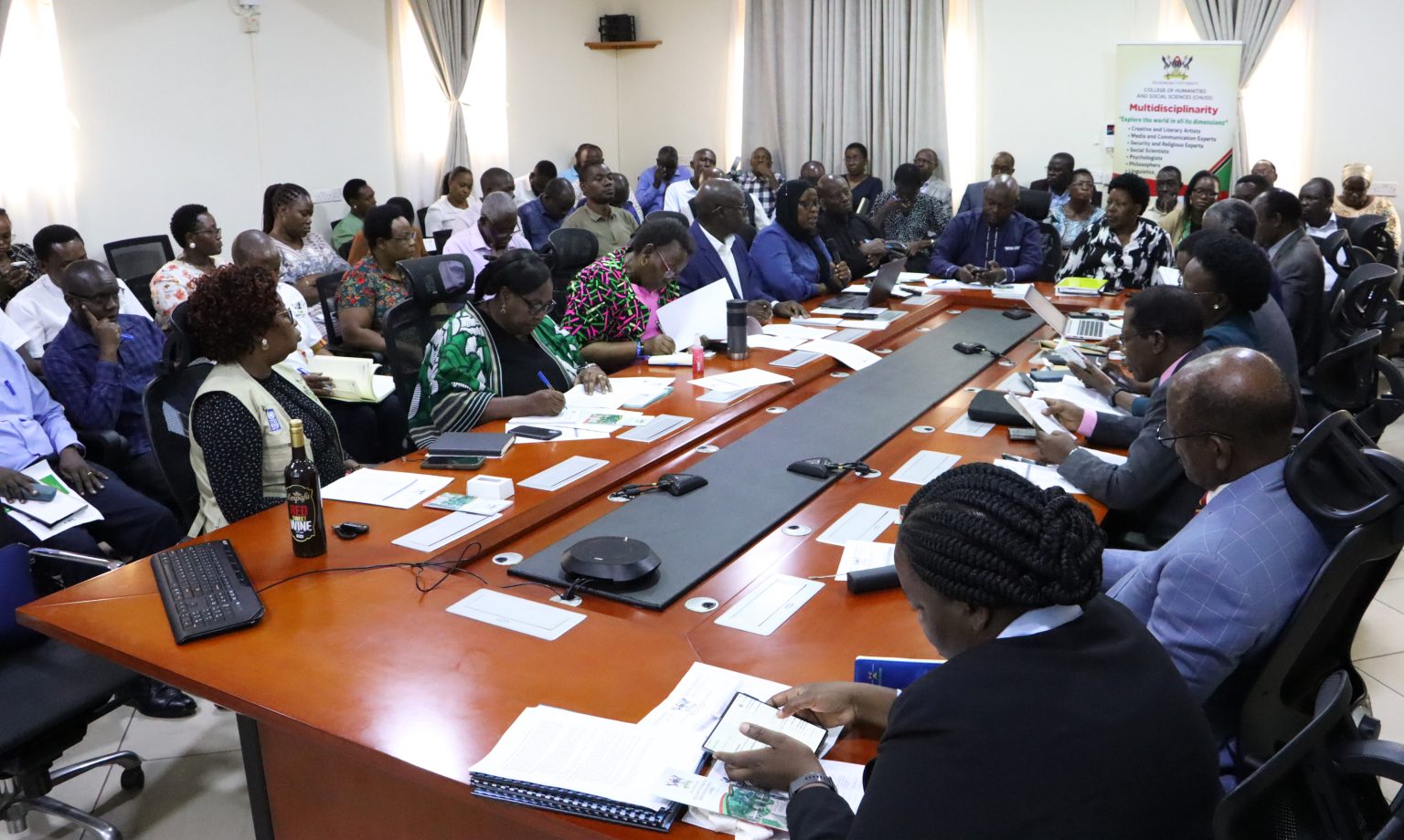 CHUSS and IGDS staff and-the-Vice-Chancellor-during-the-meeting