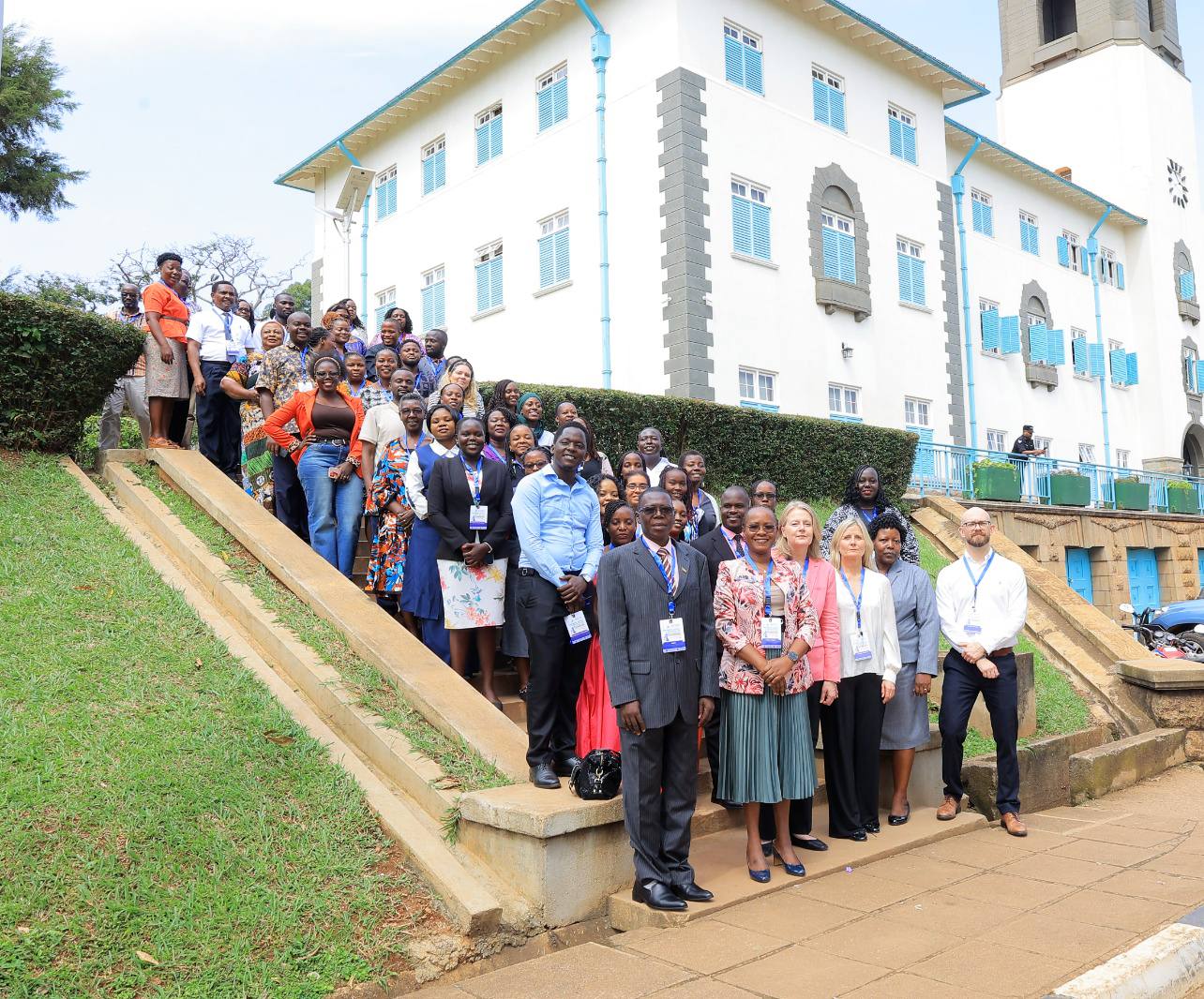 Participants pose for a group Photo