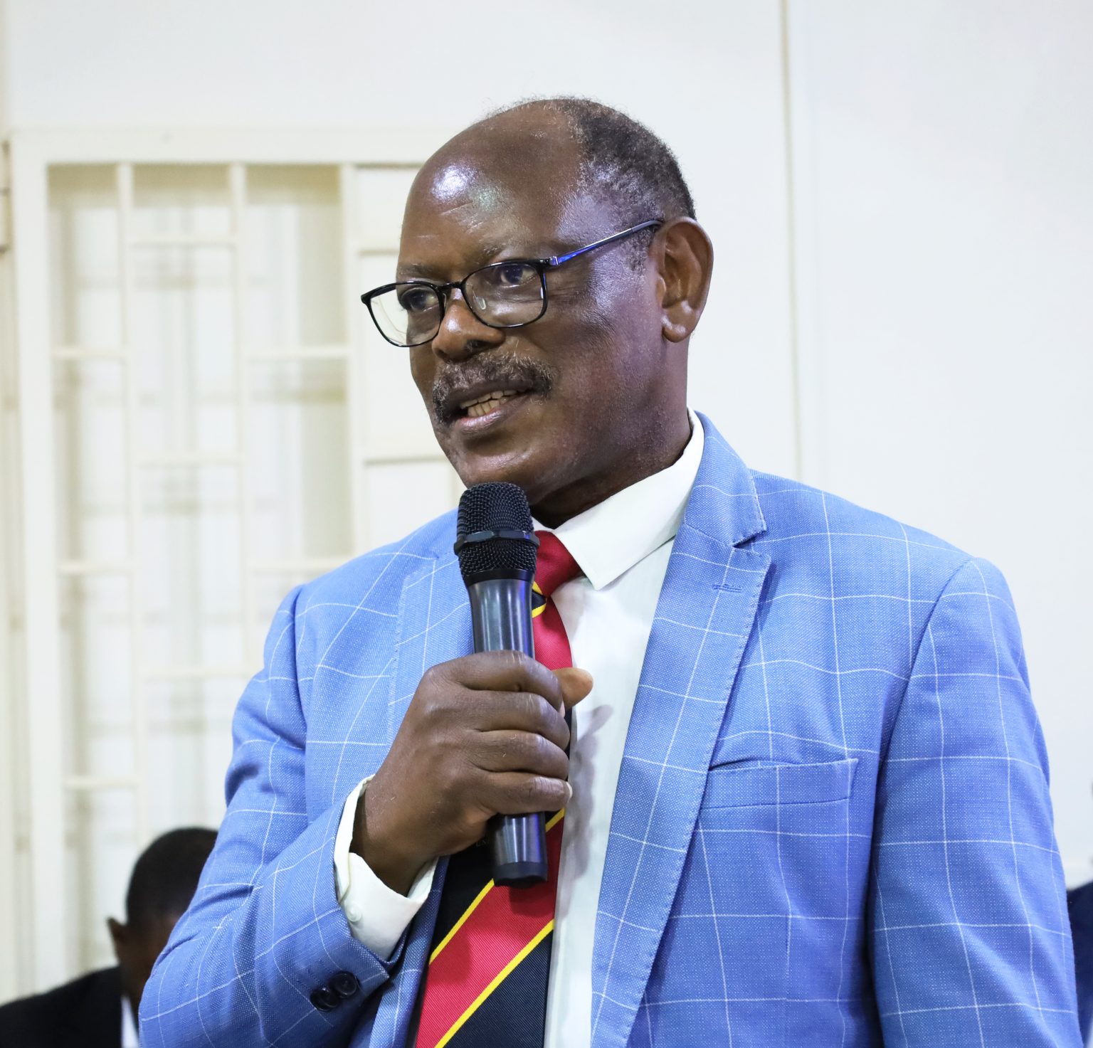 Prof. Barnabas Nawangwe giving remarks during the meeting